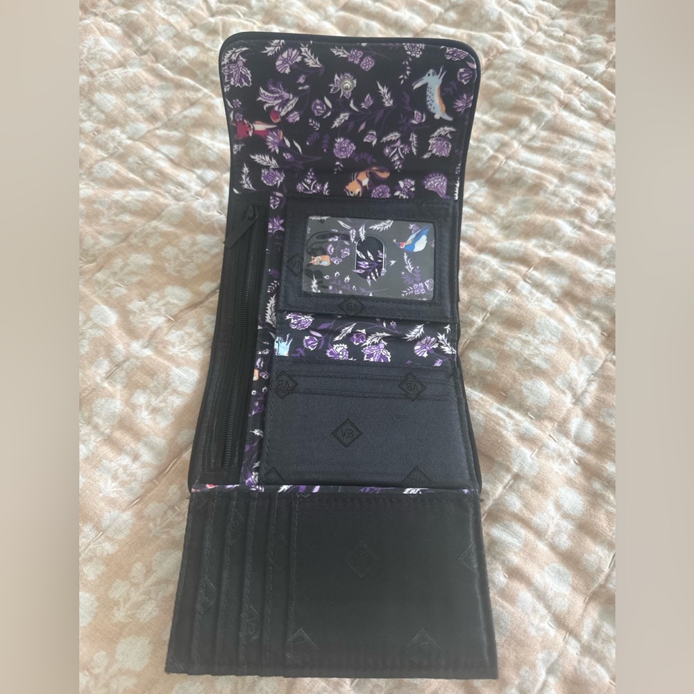 Vera Bradley RFID Riley Compact Wallet - Foxwood Pattern - Picture 5 of 9